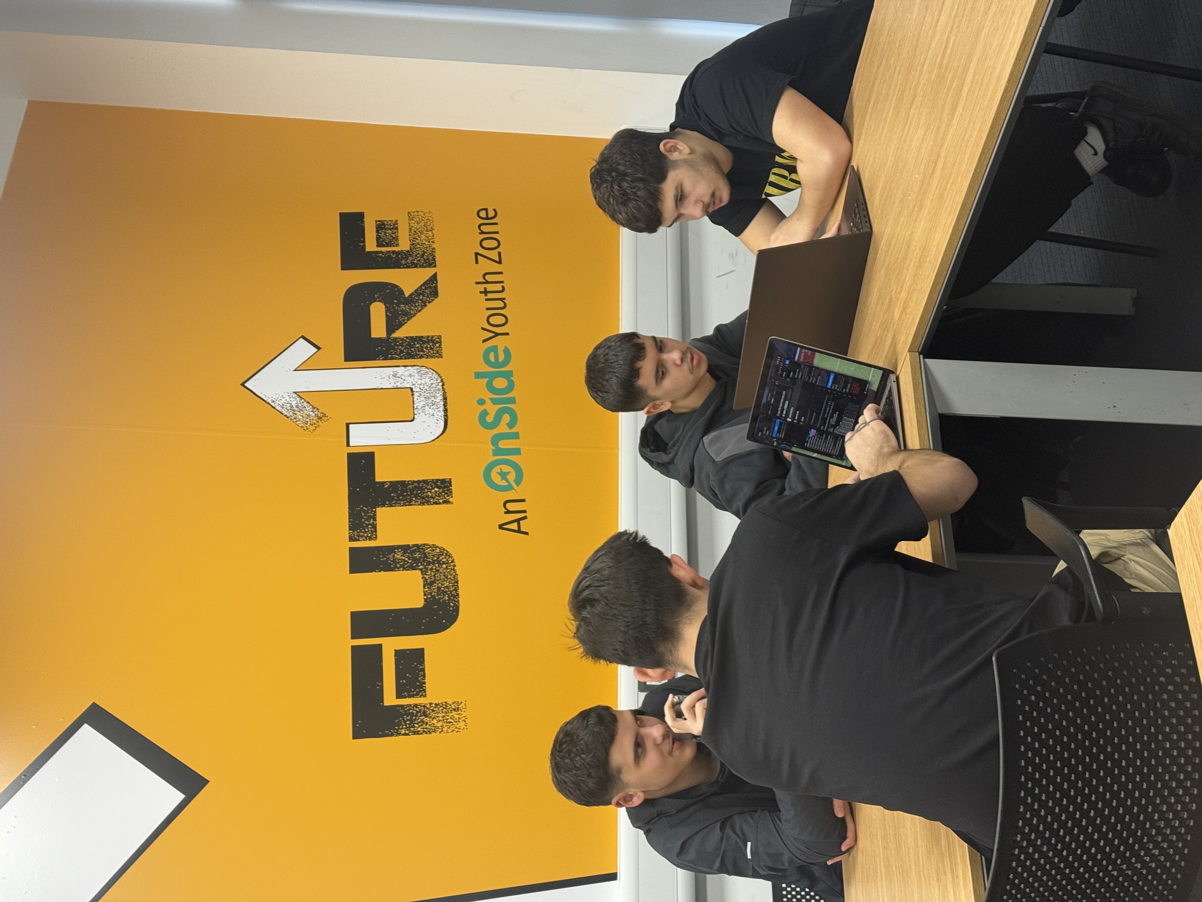 Youth coding session