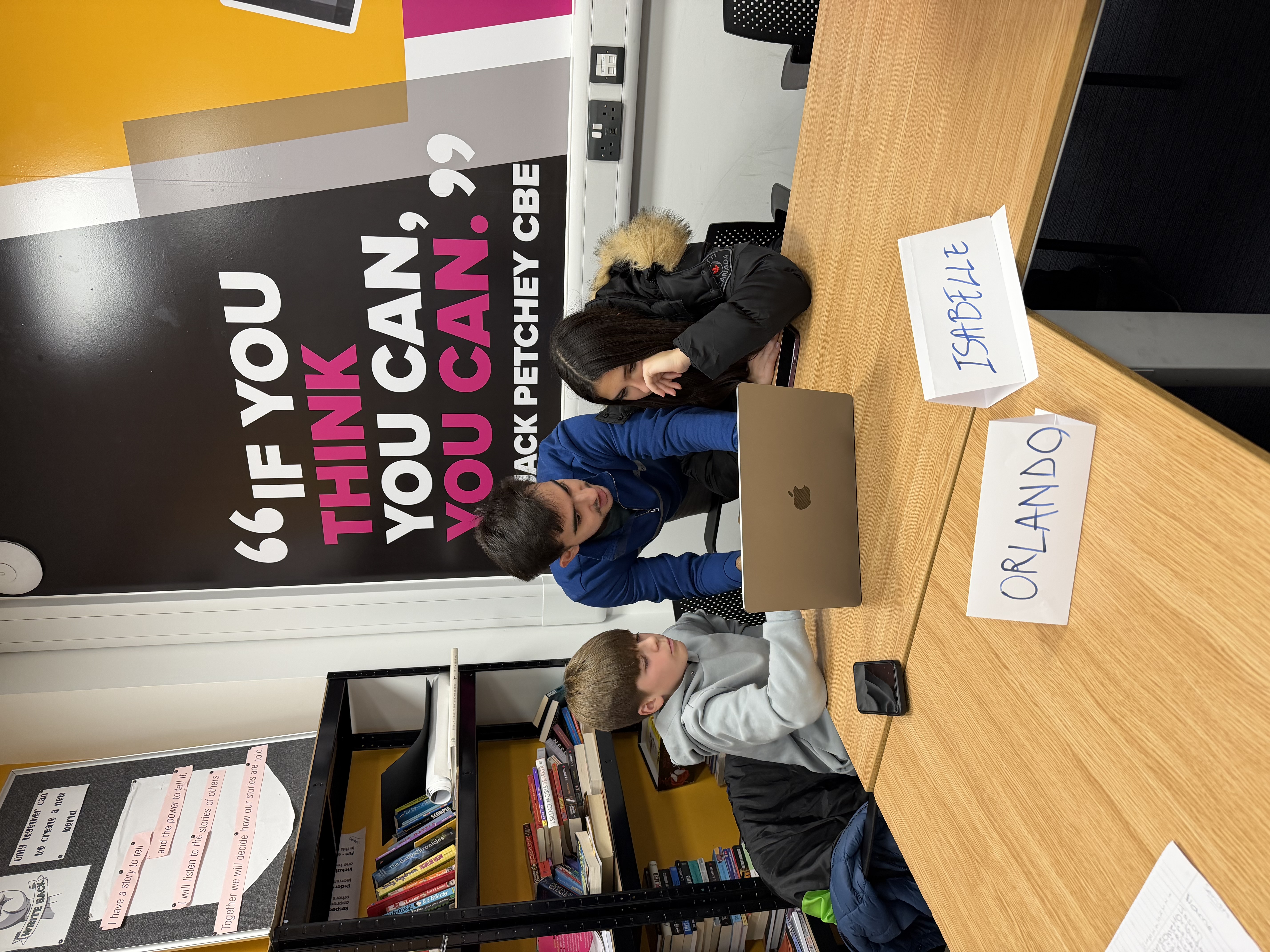 Young learners at coding camp