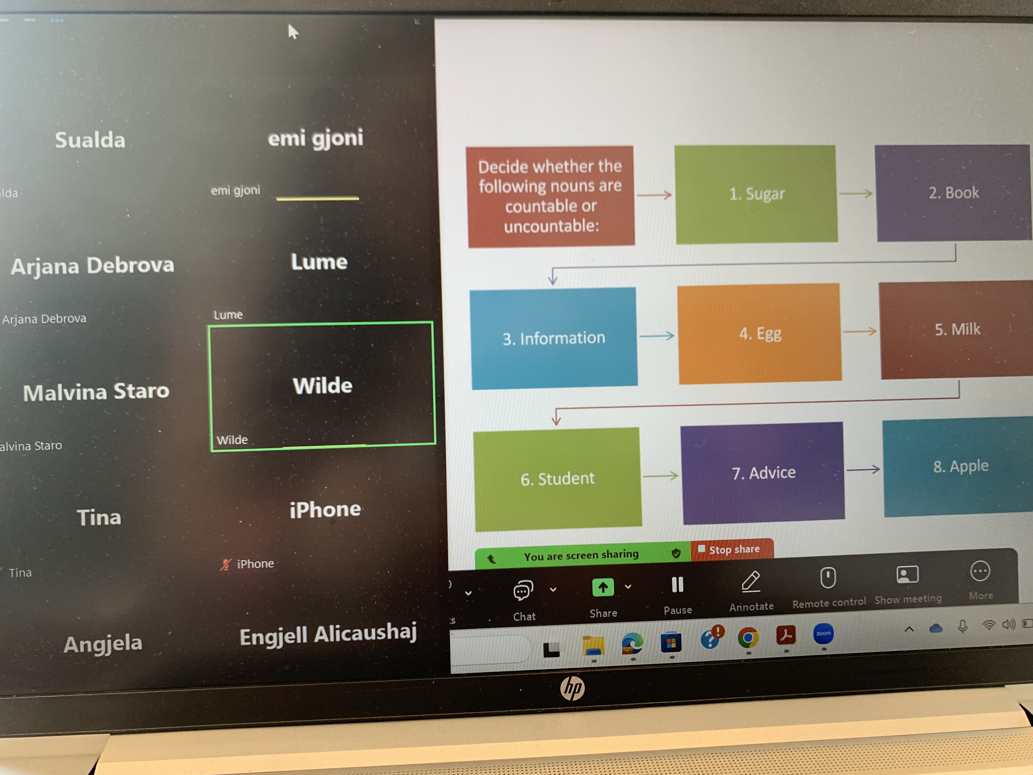 Community learning moment